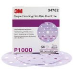 3M 34782 260L Series Dust Free Hook & Loop P1000 Grit 6 in. Sanding Disc (50 ct)