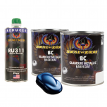 House Of Kolor C2C-BC04 Stratto Blue Metallic Basecoat 2 Quart Kit + Med Reducer