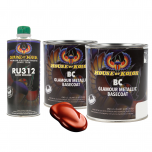 House Of Kolor C2C-BC11 Cinder Red Metallic Basecoat 2 Quart Kit +Slow Reducer