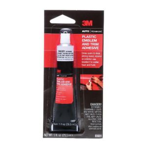 3M 03601 1-Component Plastic Emblem and Trim Adhesive (1 oz)