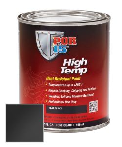 High Temp Flat Black - Quart