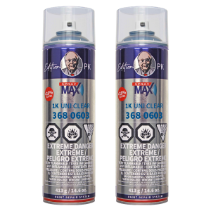 Spraymax 3680603 1K Uni Clear Aerosol Clearcoat 14.6 oz. (2 Pack)