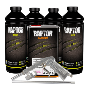 U-POL Raptor Tintable Truck Bed Liner Kit with FREE Spray Gun (4 Liter)